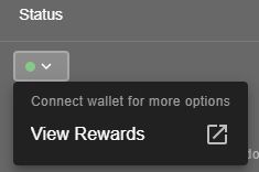 Menu with View Rewards