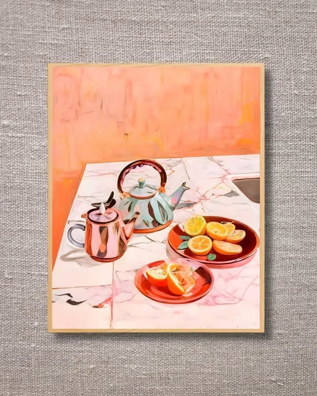 Sliced citrus, warm tea, and soft light—this print captures the quiet joy of slow afternoons and sun-drenched countertops. A little reminder that beauty lives in the in-between moments. 🍊✨

"Tea & oranges at four" prints available from 16"x20" to 44"x55".

https://83oranges.com/shop/tea-oranges-at-four-art-print/