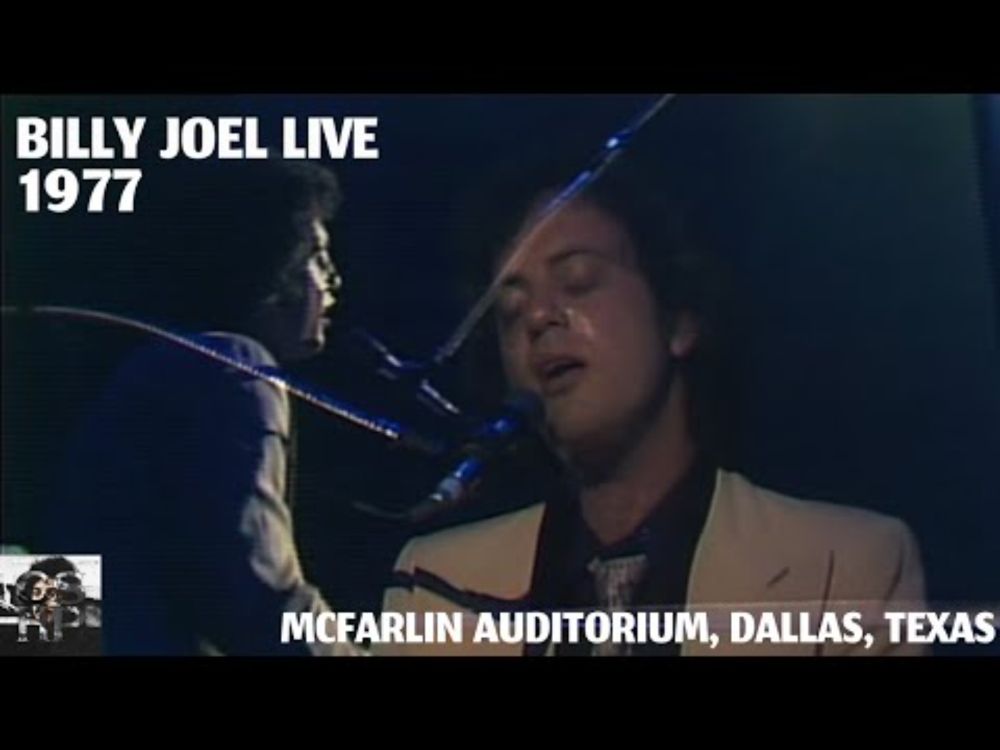 Billy Joel - Live At: McFarlin Auditorium, Texas (October 14, 1977) | Pro-Shot