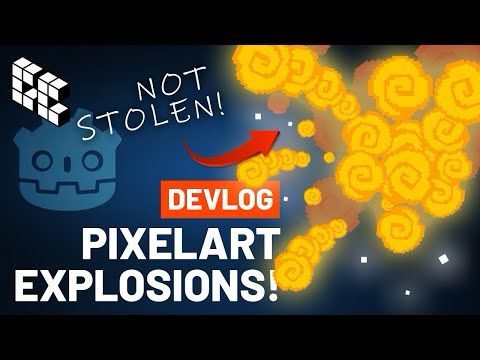 I added Wind Waker Explosions in my Godot 4 game - GPU Particle System (GPUParticles3D)