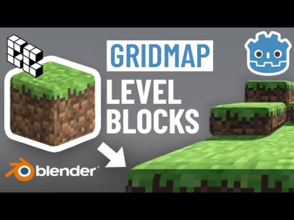 How to Make Level Blocks & Mesh libraries in Blender for Godot GridMap – Easy Tutorial