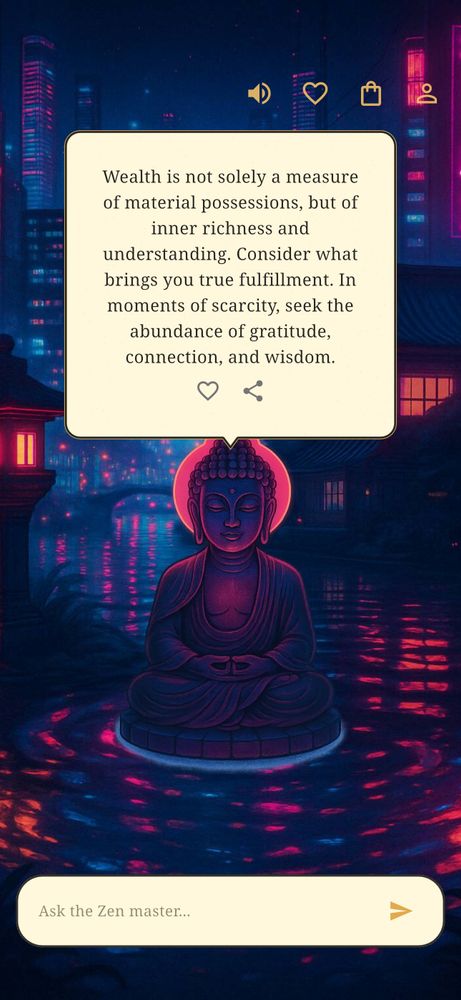 Inner richness changes outer choices. Try a daily 60-second reflection in your Zen garden; save one insight to your journal. #ZenCourtyard