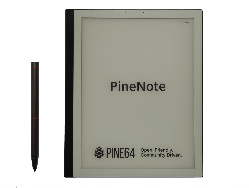 Photo of the Pine64 PineNote Linux eink tablet