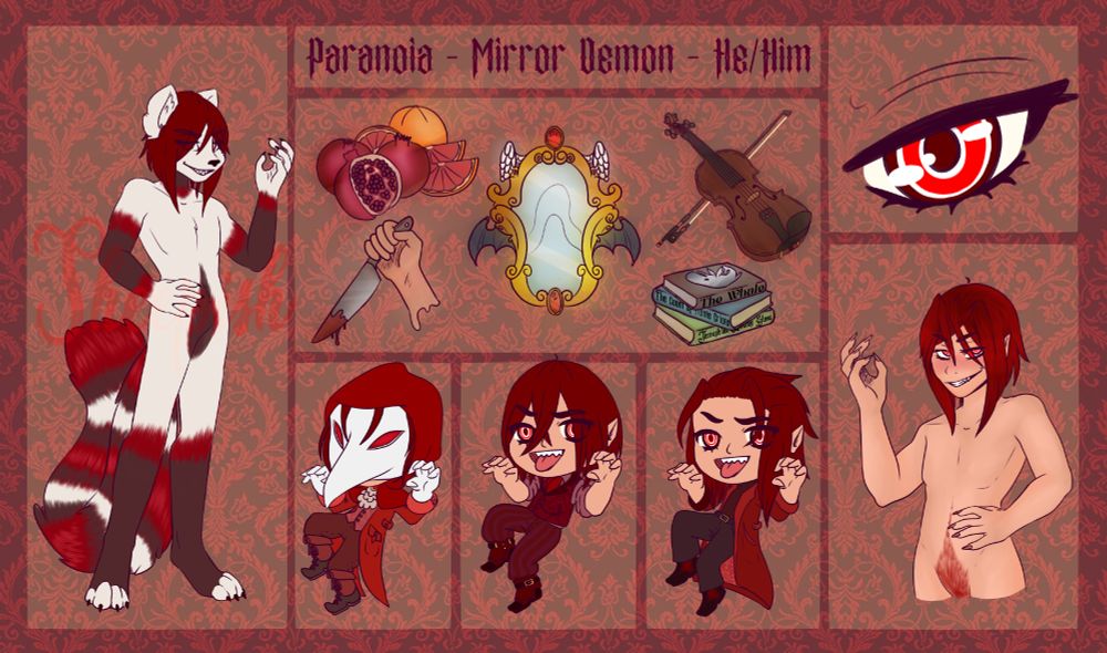 A character named Paranoia belonging to https://bsky.app/profile/omnicenos.bsky.social 