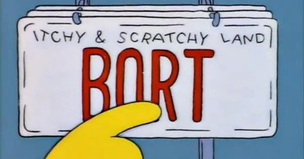 Bort license plate from the Simpsons