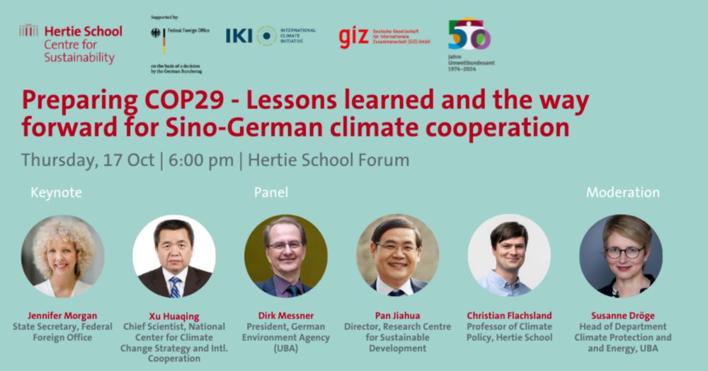 Preparing COP29 - Lessons learned and the way forward for Sino-German climate cooperation