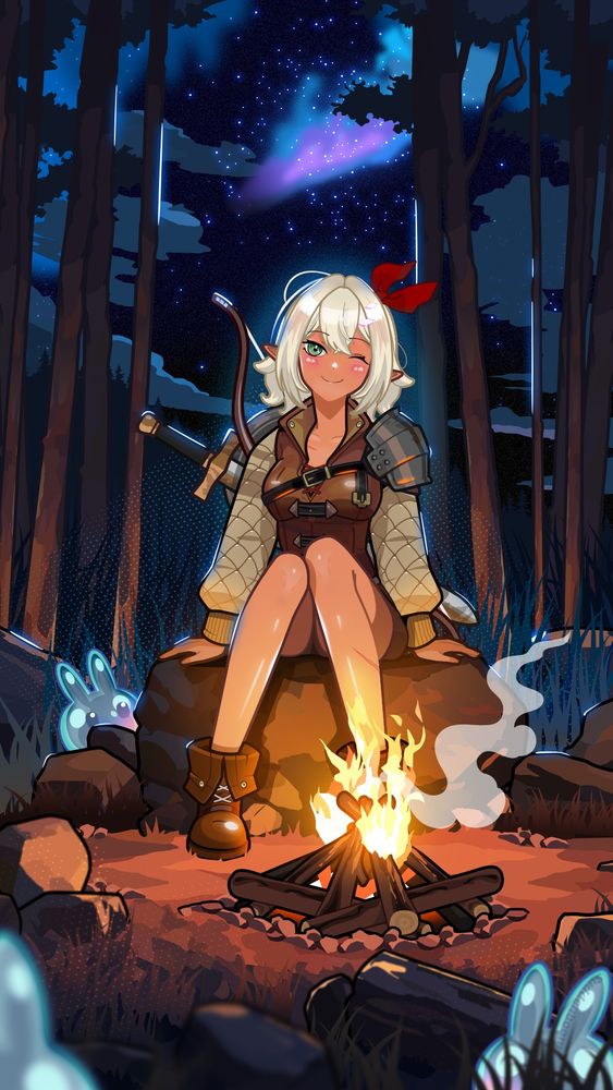 anime fantasy elf girl