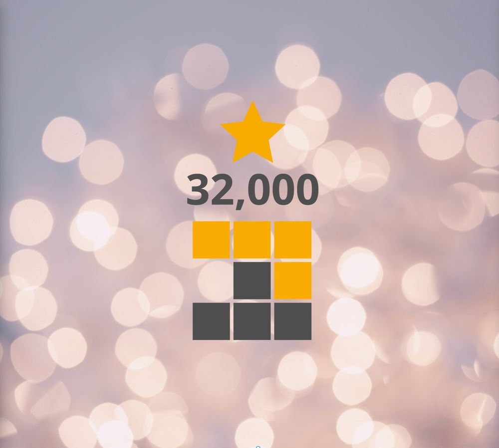 A star, the number 32000 and the pnpm logo