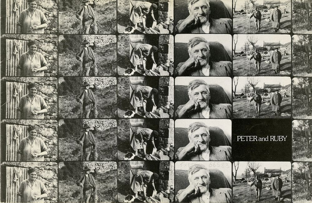 Images of Dartmoor farmers Peter and Ruby from the 1973 documentary. 