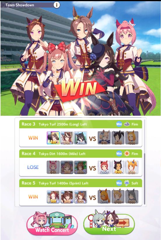 a screenshot of umamusume