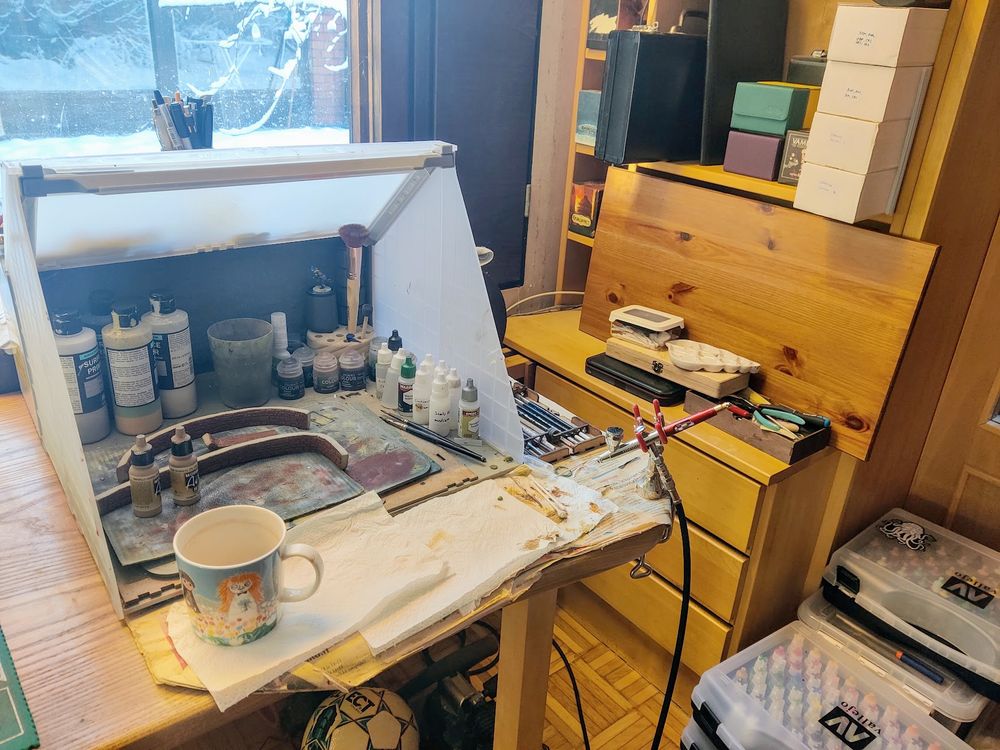 My miniatures painting spot