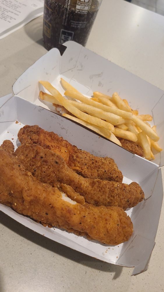 mccrispy strips and fries