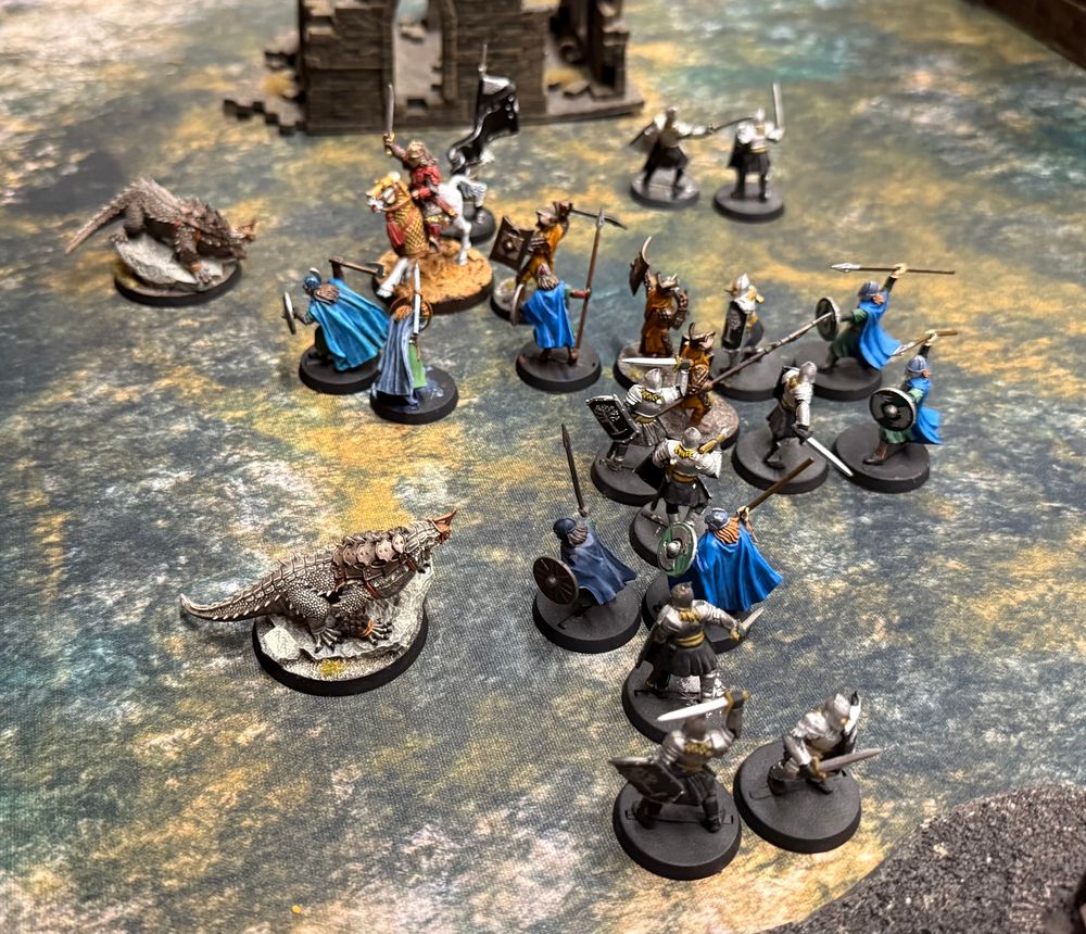 Two war drakes and a handful of easterlings are all that’s left standing after the battle against rohan
