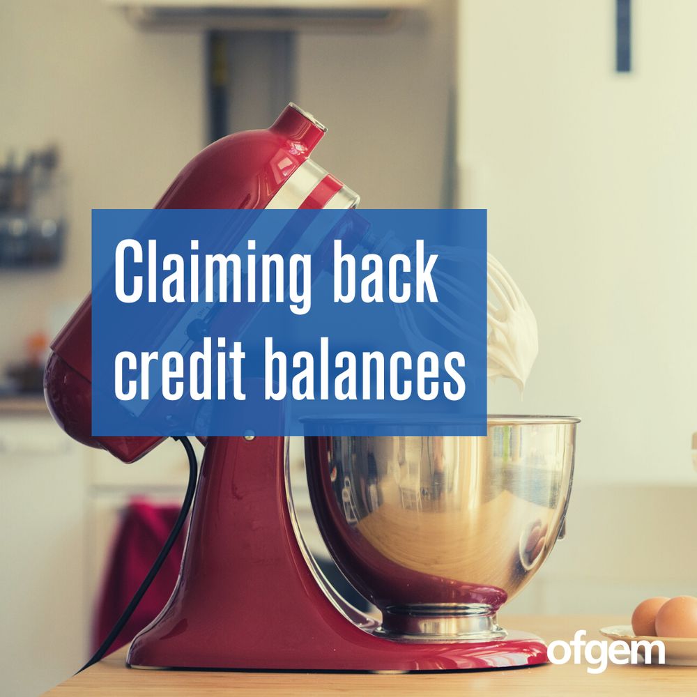 You can claim-back credit you think an energy supplier owes at any time.
