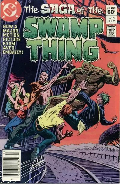 Cover of Saga of the Swamp Thing issue 3.