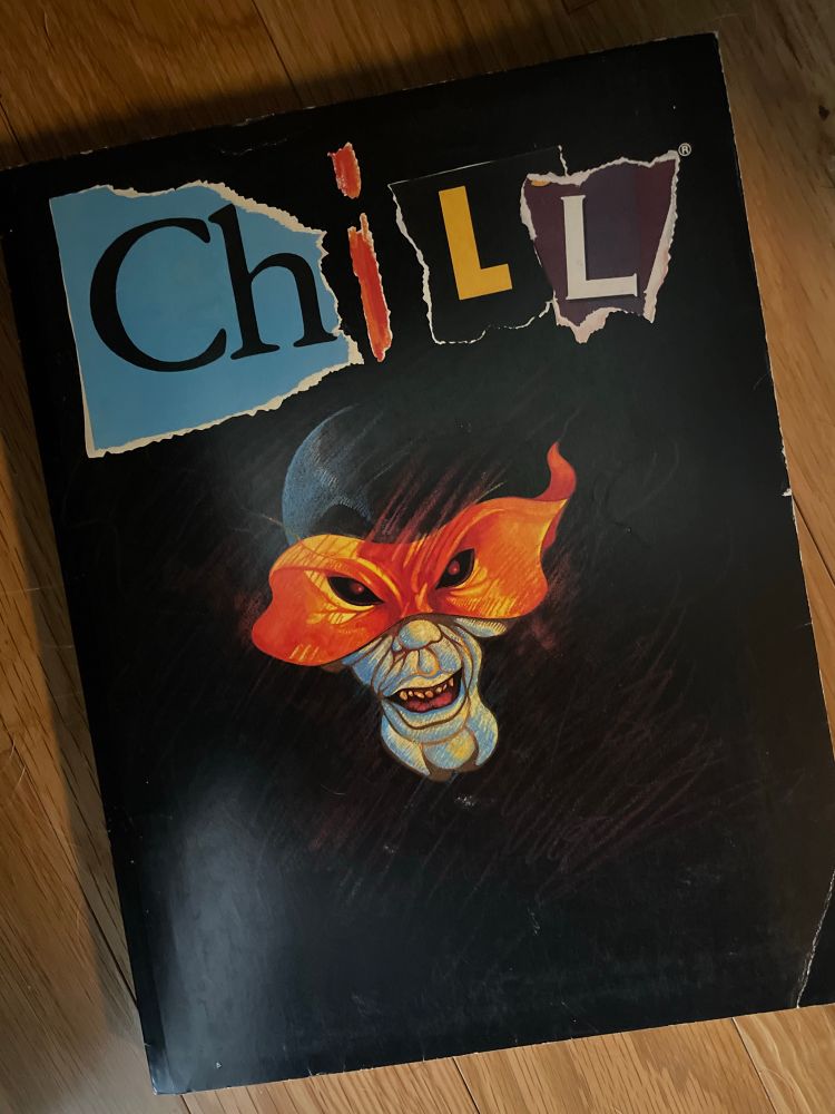 Chill RPG book cover.