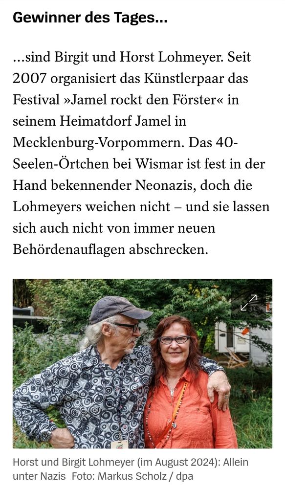 Screenshot aus einem Artikel des Spiegel online. Zeigt als 