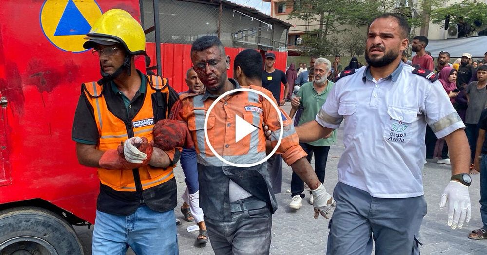 Two Israeli strikes hit a hospital in southern Gaza on Monday, killing five Palestinian journalists and at least 15 other people, according to local health officials.