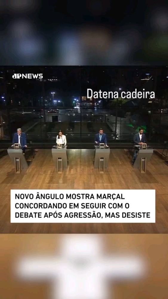 Dang. For anyone else who missed this Brazil story, in a debate for #SãoPaulo mayor, one of the candidates attacked the #FarRight candidate after the latter said he wasn't man enough to hit him.
#Punc...