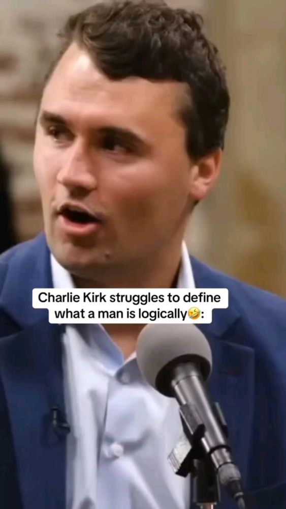 As usual, #CharlieKirk is getting publically owned in debate because he's a #fascist who thrives on senseless outrage, deep ignorance, and irrational fear. Incidentally, what he said about Adonai is f...