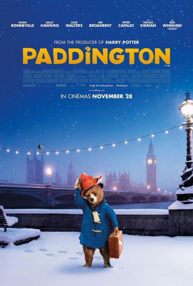Cartel de Paddington, película dirigida por Paul King en 2014