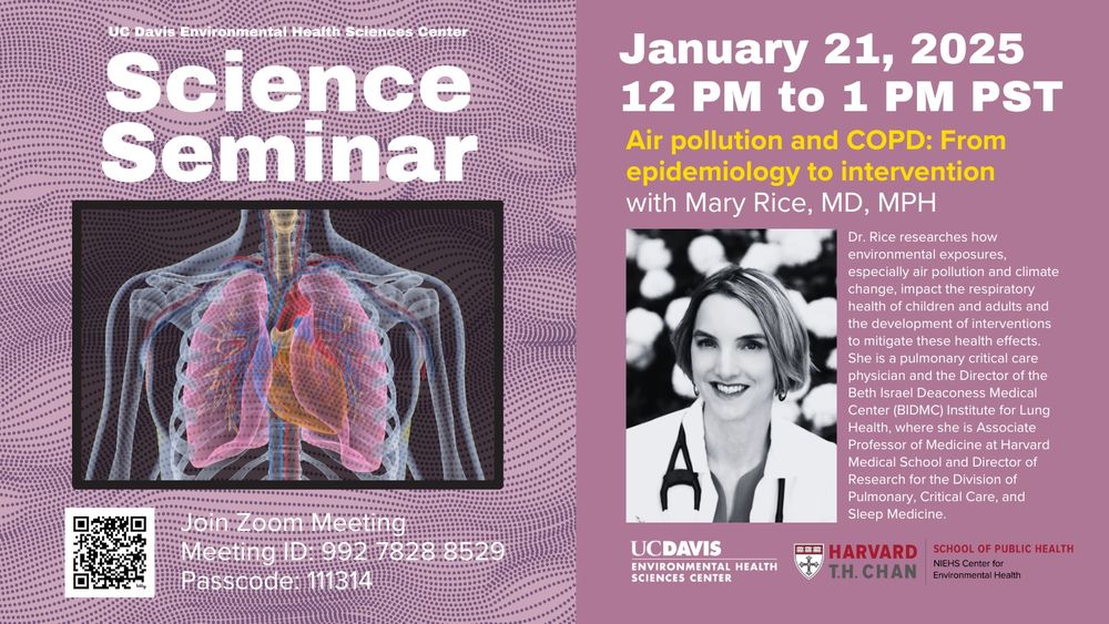 UC Davis Science Seminary with Dr. Mary Rice 