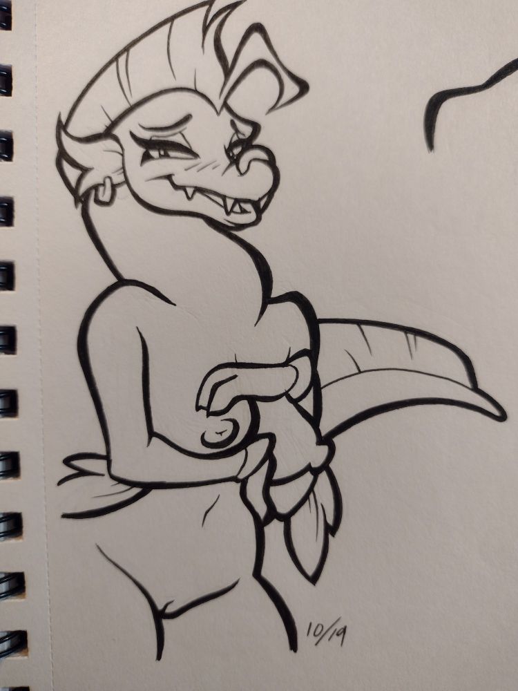 Sketch of Lee the Eel