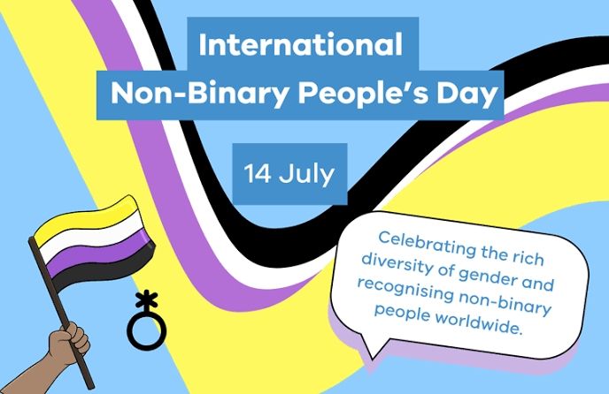 International Non-binary People's Day
14 july

Celebrating the rich diversity of gender and recognising non-binary people worldwide.