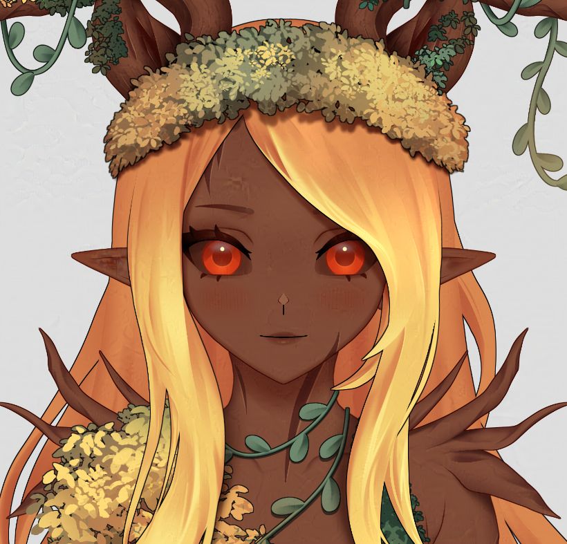 Wip of a vtuber model