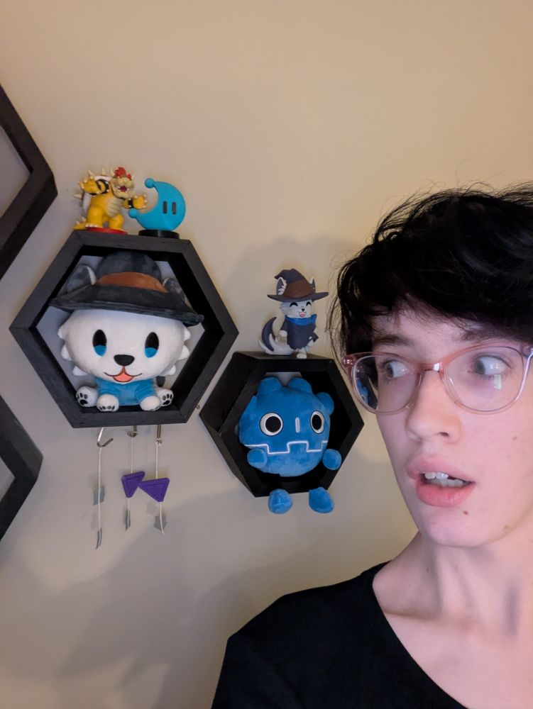 Selfie with the Fir plushie and Fir YouTooz figure