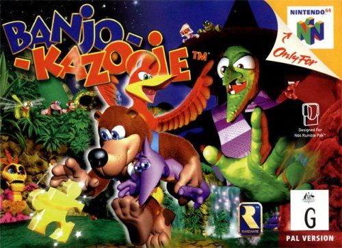 PAL Banjo-Kazooie box.