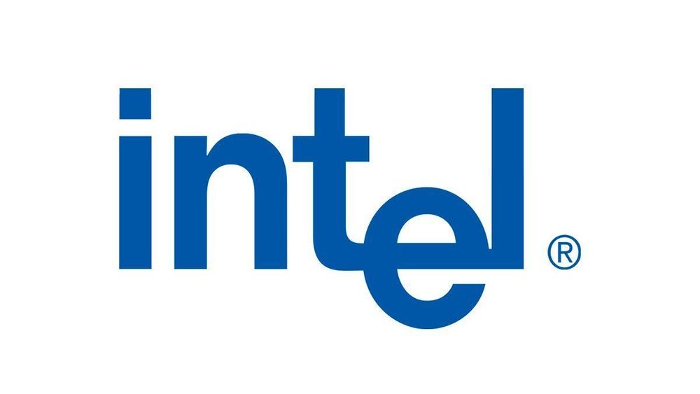 Intel logo.