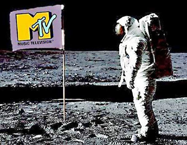 the MTV moon landing image.