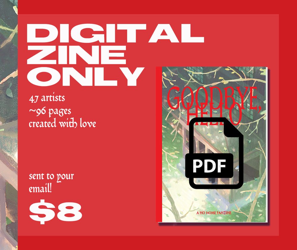 Image depicting the "Digital zine only" bundle. Shows the zine cover