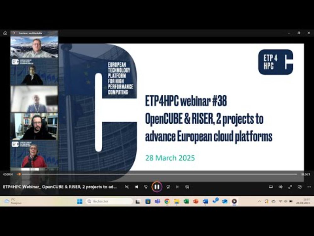 ETP4HPC Webinar - OpenCUBE & RISER, 2 projects to advance European cloud platforms - 28/03/2025