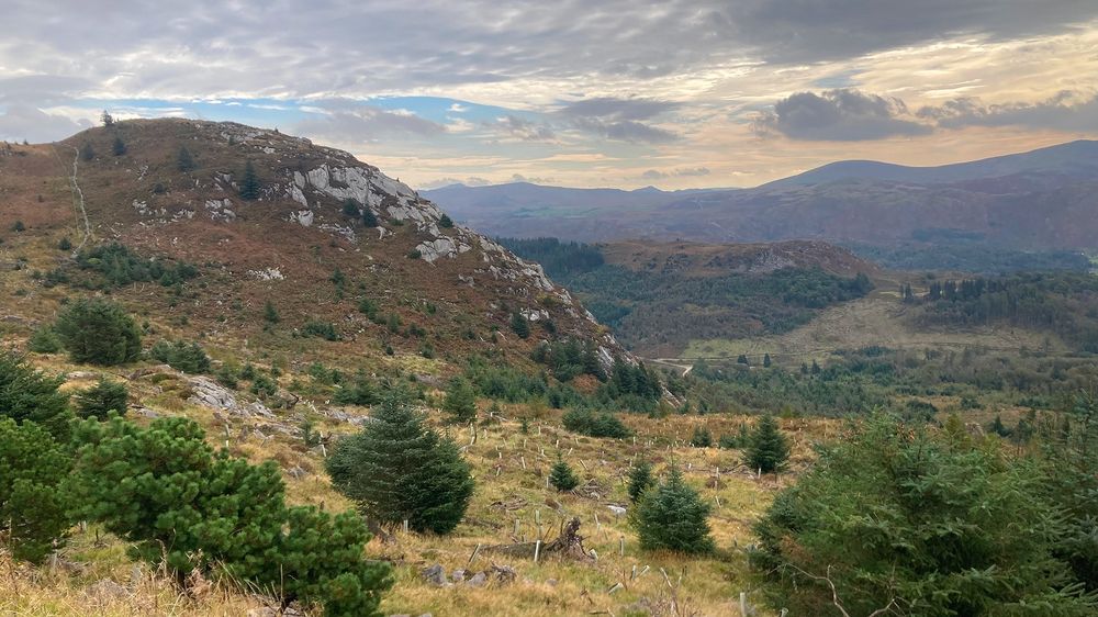 A hilly landscape in the Lake District National Park