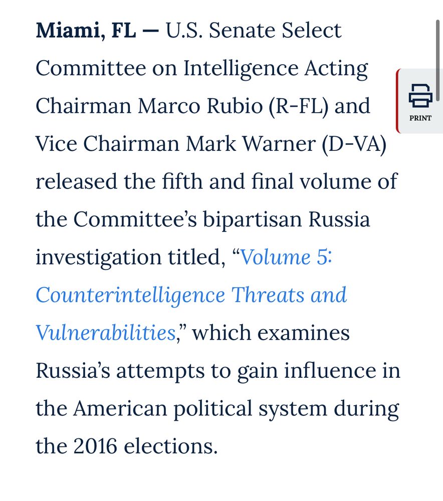 Senate intel briefing on 2016 Russian election interference.
