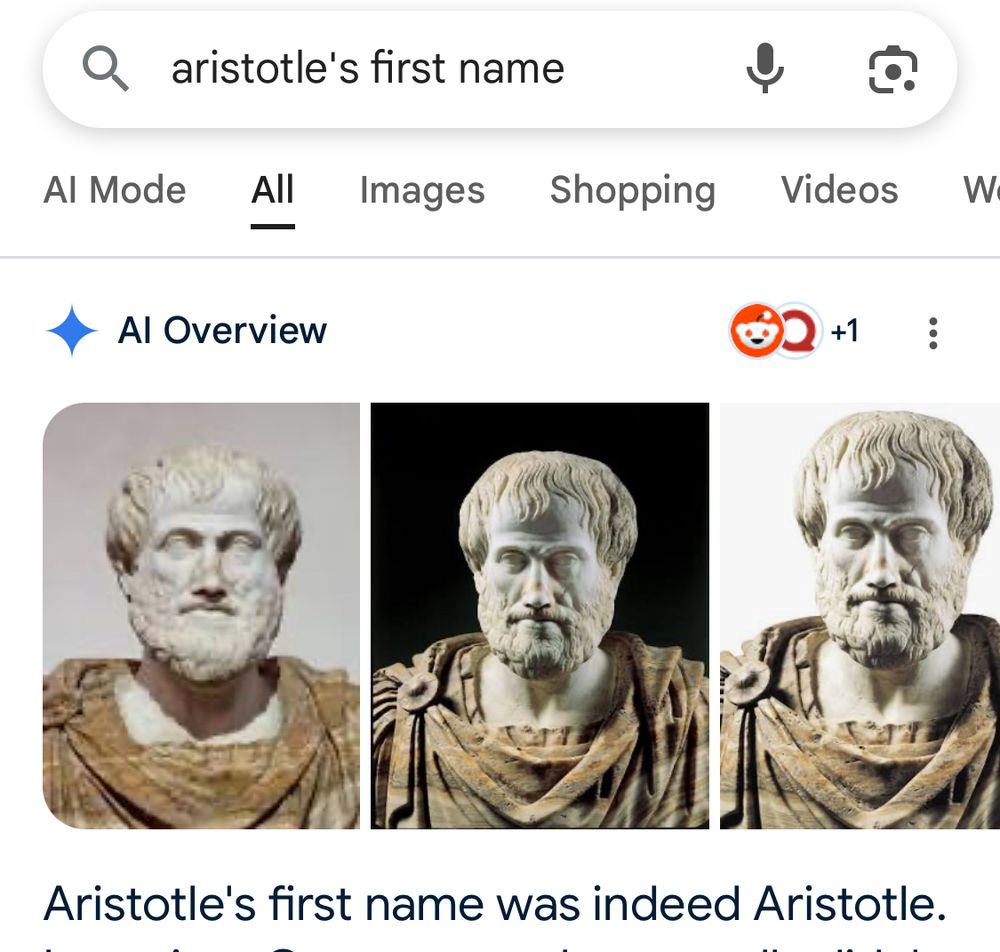 Artistotle’s first name Aristotle