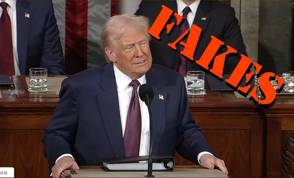 Trump au congrès : fakes !