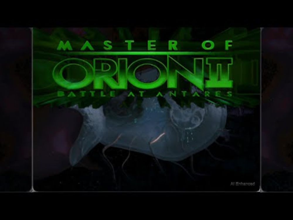 Master of Orion II Video Upscaling Comparison