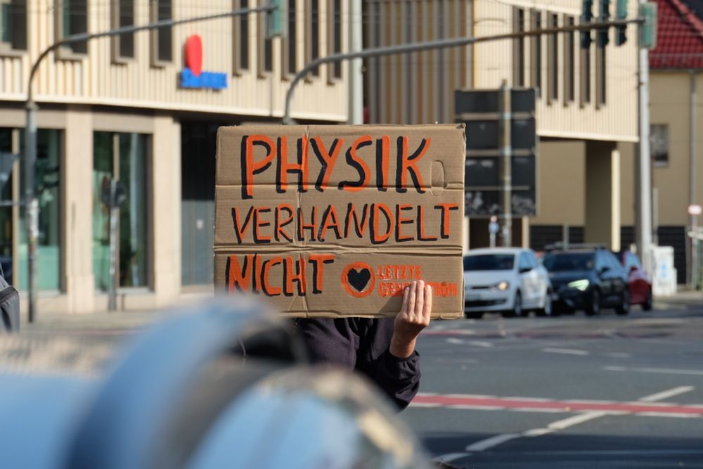 Physik verhandelt nicht.