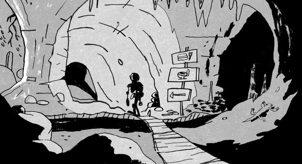 Hero Cave is a dark but relatable comedy about the daily grind, and a welcome reminder of the subversive pleasures of becoming ungovernable.