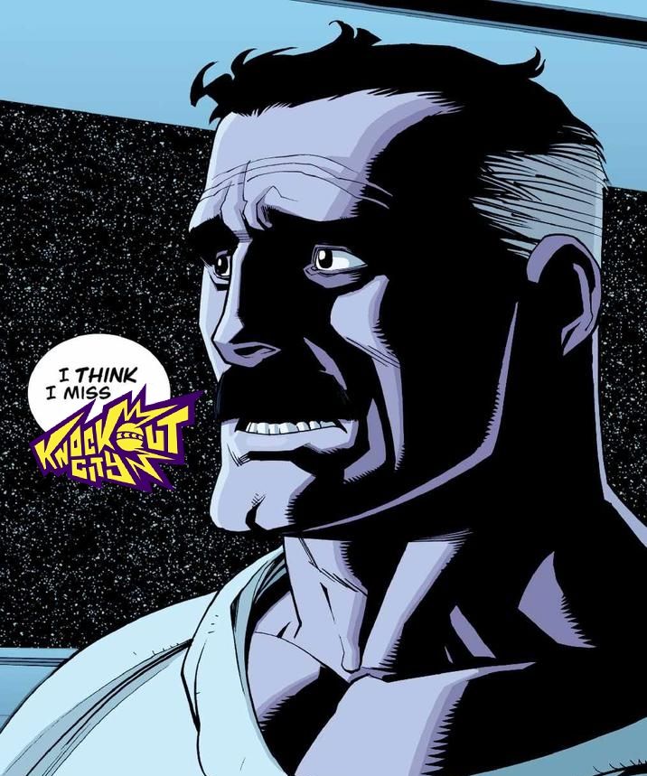 Drawing of Omni Man staring off into space, originally saying, "I think I miss my wife." but edited to say, "I think I miss Knockout City."

Knockout City is an action video game developed by Velan Studios. Publisher Electronic Arts released the game for Microsoft Windows, Nintendo Switch, PlayStation 4, and Xbox One in May 2021 under its EA Originals label. Velan Studios took over publishing duties in June 2022, and the game transitioned into a fully free-to-play title on June 1, 2022. The game's public servers shut down as of June 6, 2023, which ended the ability to play the game on all consoles; however a separate version developed for Windows, designed for players to host their own private servers, is available.