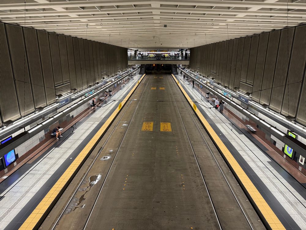 A view of the Seattle Metro “Symphony” station.