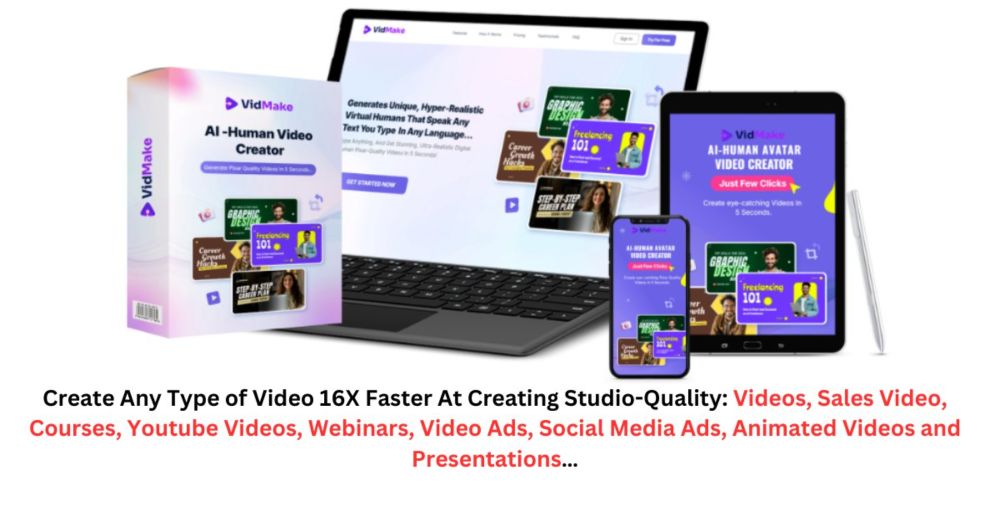 VidMake Review: Create Hyper-Realistic AI Videos in Seconds