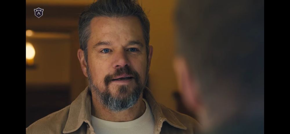 Matt Damon with a beard