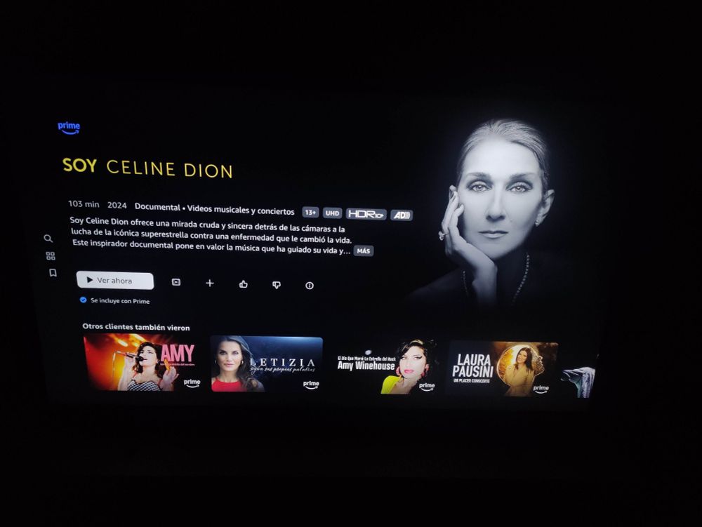 El documental de Celine Dion.