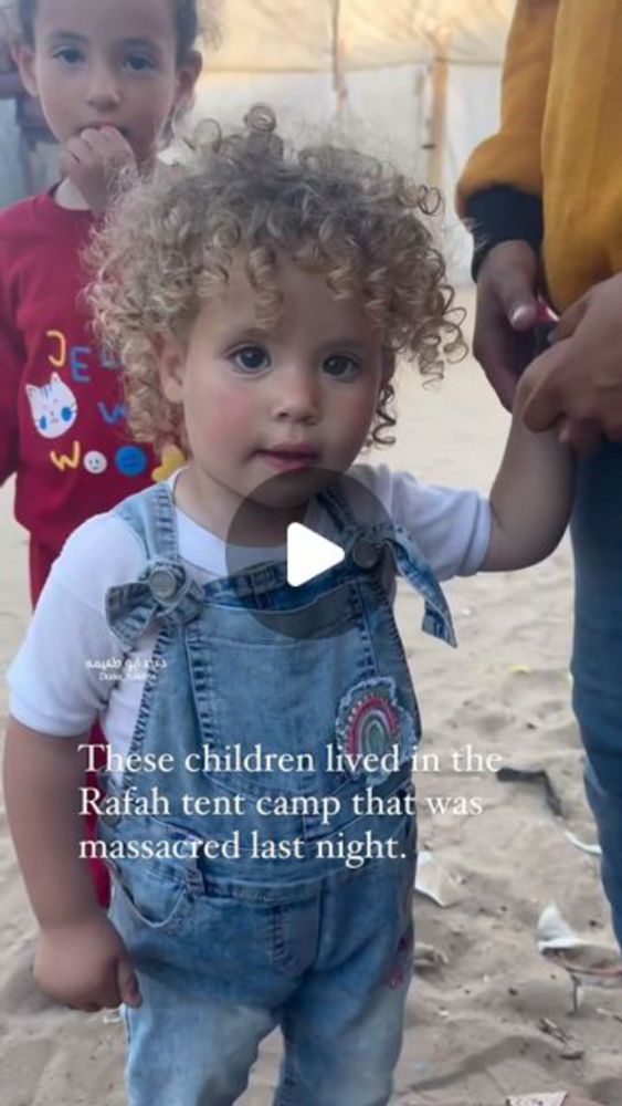 Meena Harris on Instagram: "“These children were my neighbors in the tents that were burned yesterday, and because of the displacement of my family, we lost contact with them. I do not know whether th...