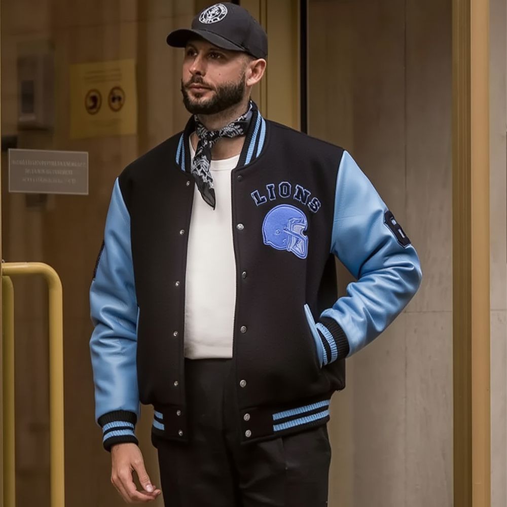 The Eddie Brock Venom Inspired Varsity Jacket brings NFL energy and comic inspired attitude to U.S. streetwear.
 #VenomInspired #EddieBrockLook