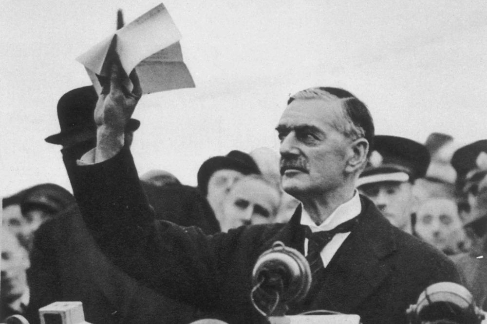 Image of the great appeaser Neville Chamberlain.